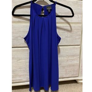 Royal Blue Halter Blouse
